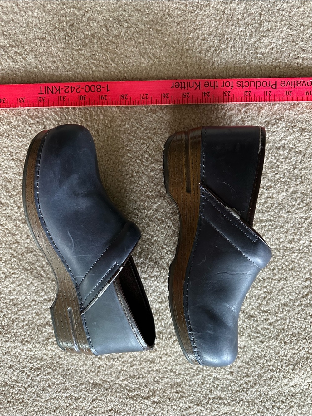 Dansko Professional Navy Oiled Leather Clog